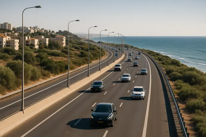 מיקום אסטרטגי של גבעת אולגה בין הים לערים