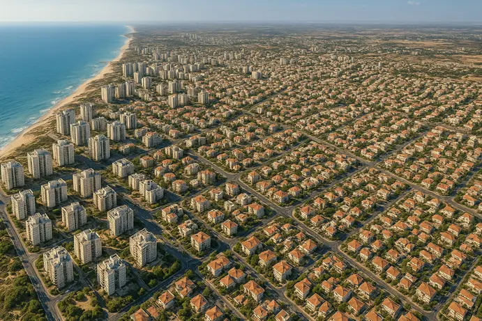 מפת שוק הנדלן בחדרה