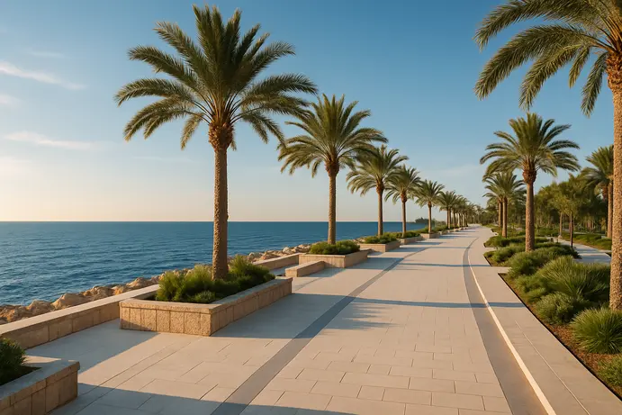 פיתוח תשתיות וטיילת בגבעת אולגה