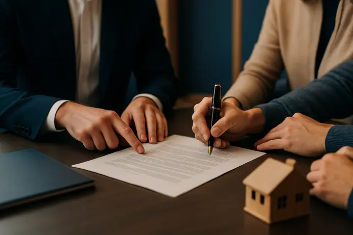 תהליך חוזה וליווי מקצועי בנדלן
