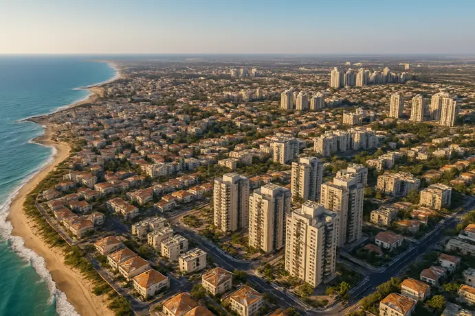 מפת שכונות וסקירת אזורים בחדרה
